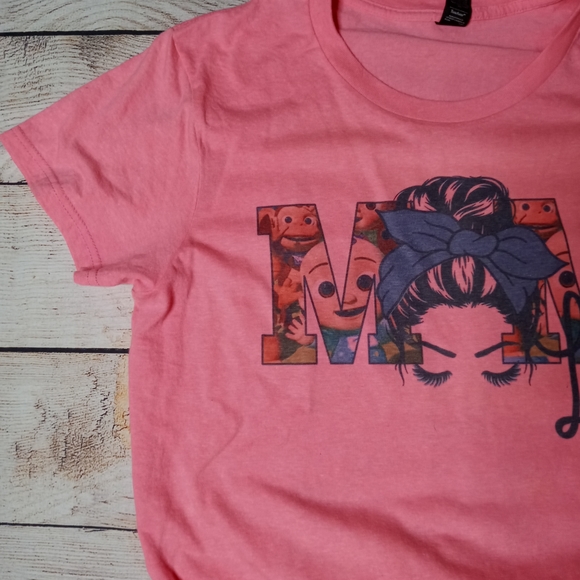 FLASH SALE Pink Women's Cocomelon Mom Life Tee - Picture 4 of 5